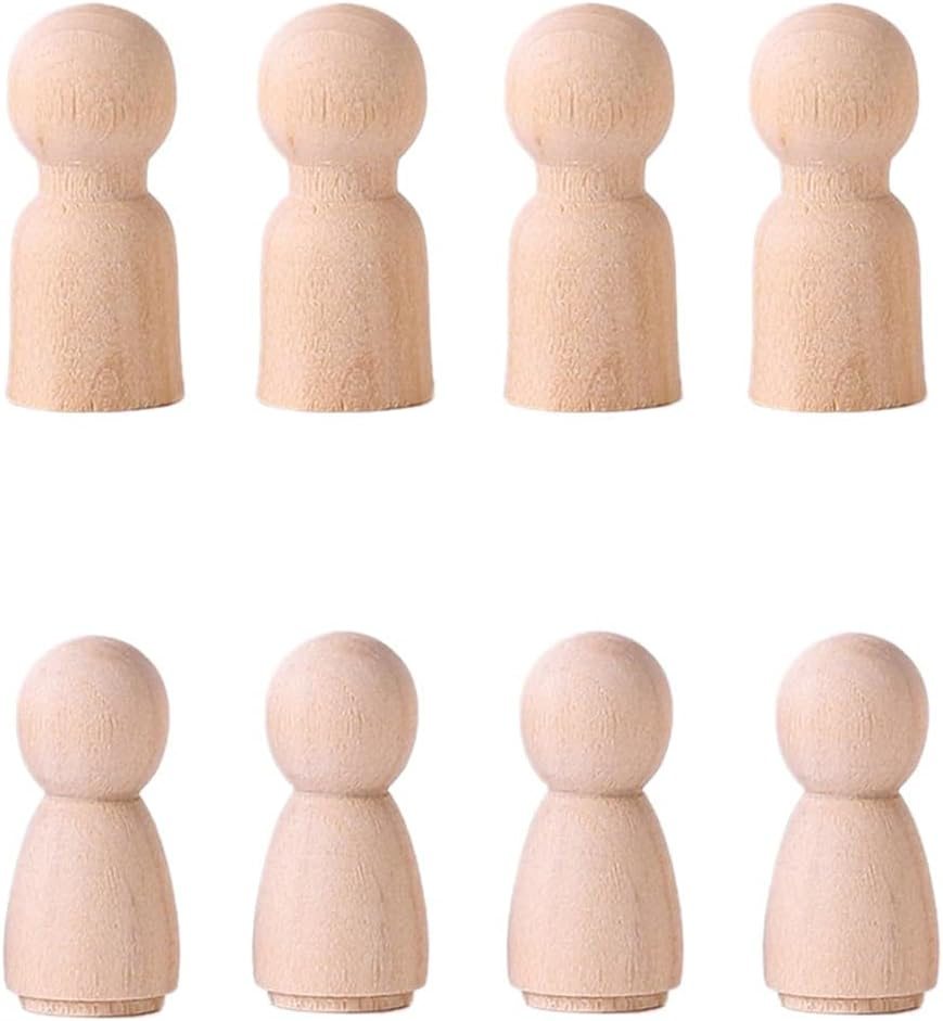 Creatology 12 Packs: 8 ct. (96 Total) 1" Wooden Peg People, view 3