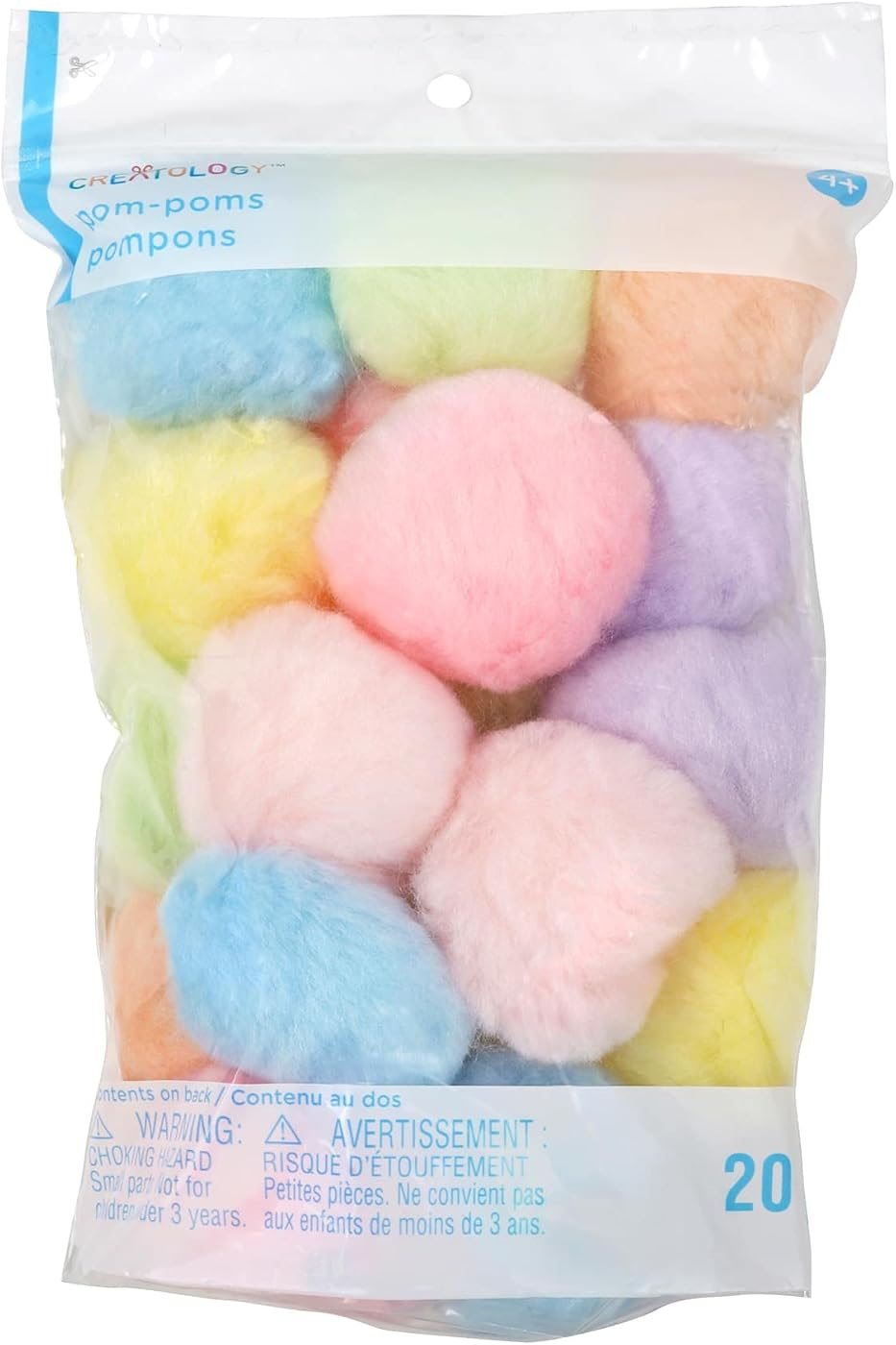 Creatology 2" Pastel Pom Poms, view 4