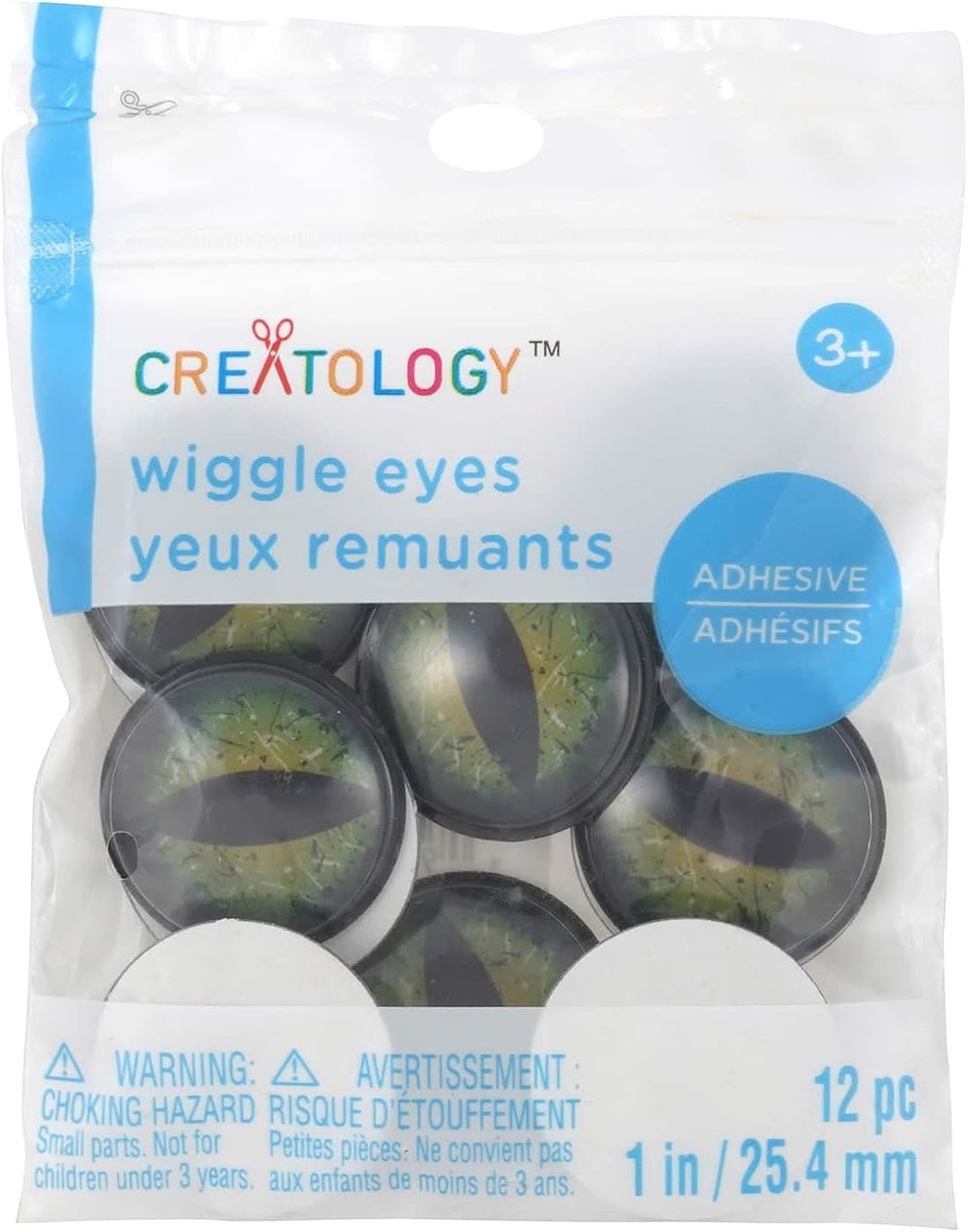 Creatology 25mm Dragon Adhesive Wiggle Eyes, view 3