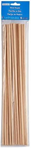 Creatology 3/16" x 12" Wood Dowels