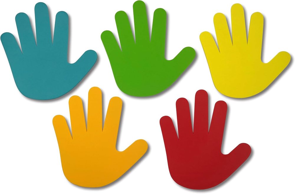 Creatology 6.5" Primary Hand Foam Shapes, view 5