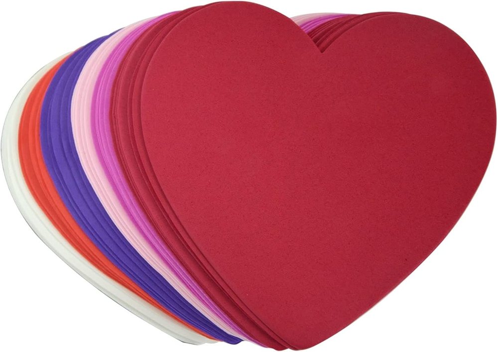Creatology Heart Foam Shapes, view 2