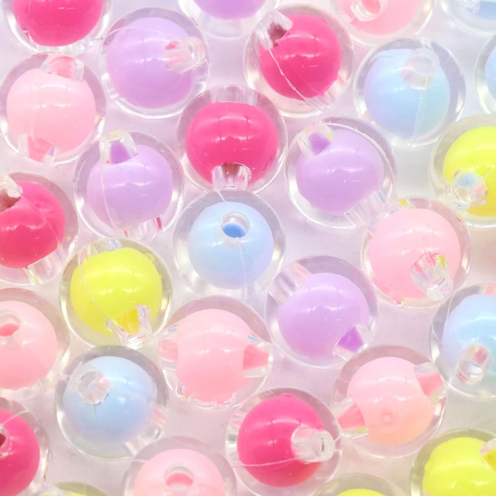 Creatology Pastel Mix Round Fashion Beads, view 2