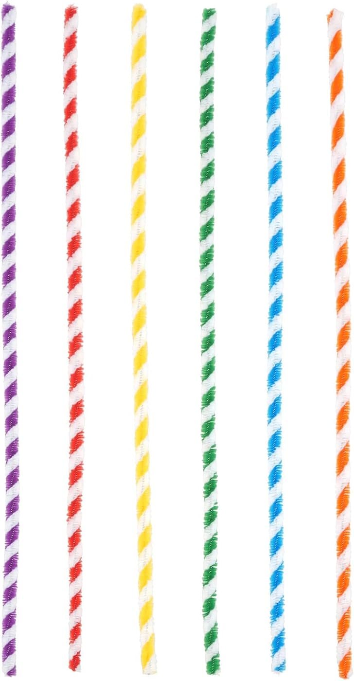 Creatology Primary Stripes Mix Chenille Pipe Cleaners, view 2