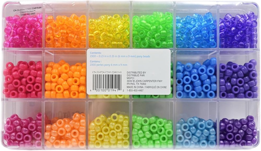Creatology Rainbow Pony Beads Set, view 6