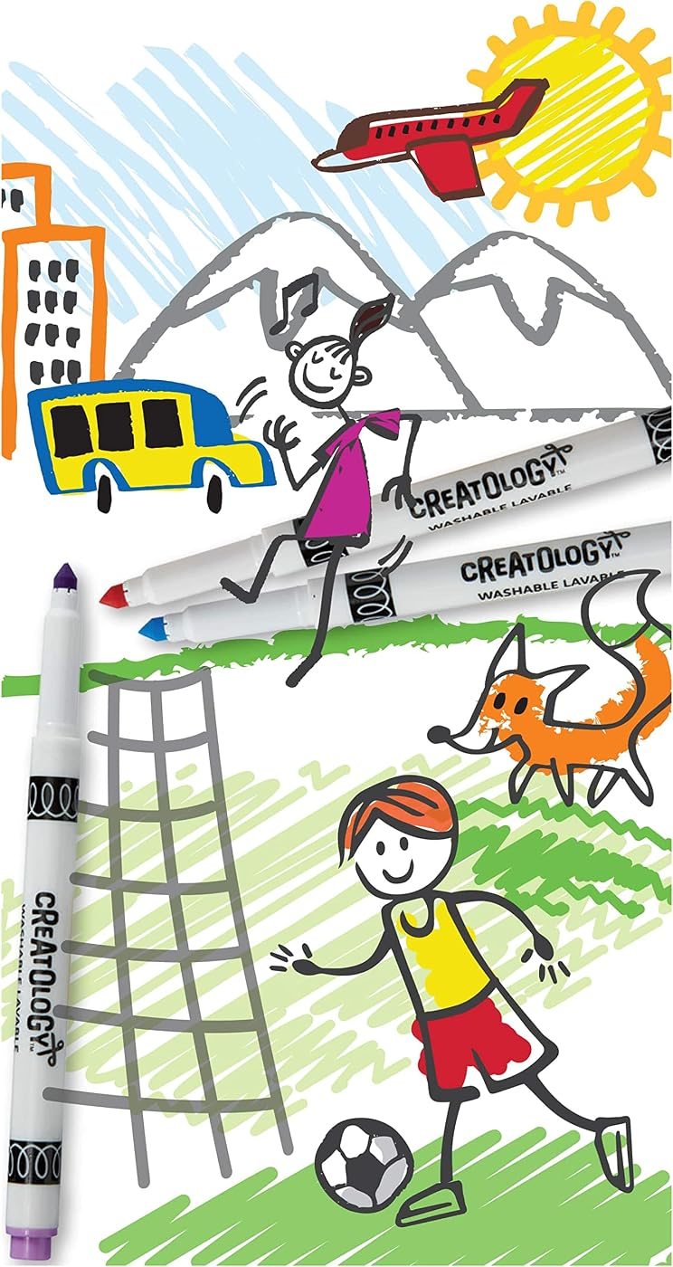 Creatology Round Tip Washable Markers, view 6