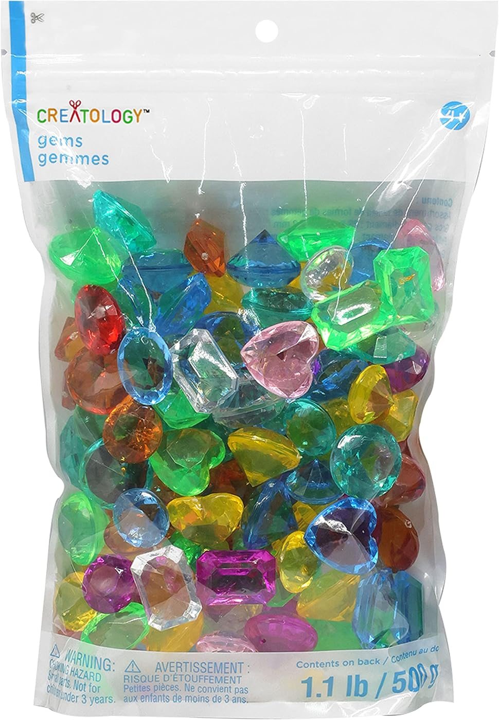Creatology Shapes Mix Gems 1.1lb Assorted Colors, view 3