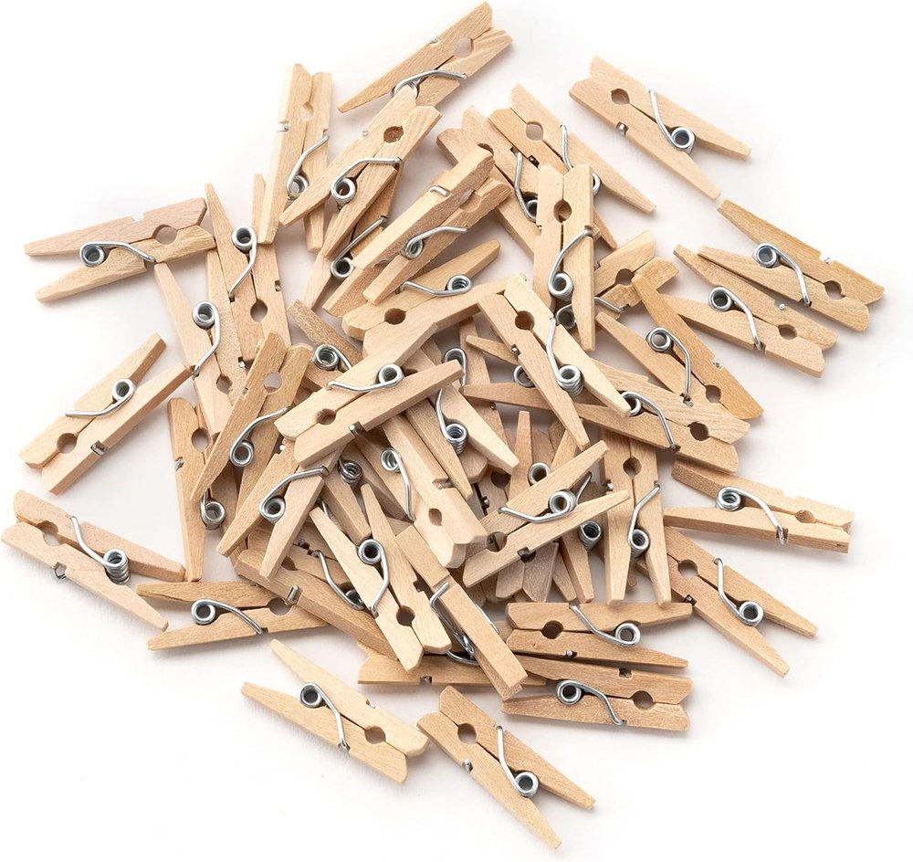 Creatology Tiny Wood Clothespins, view 3
