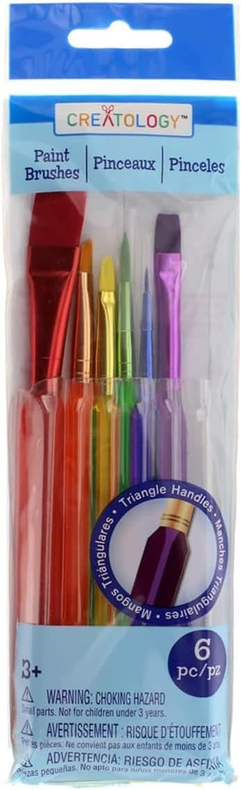 Creatology Triangle Paint Brushes, view 2
