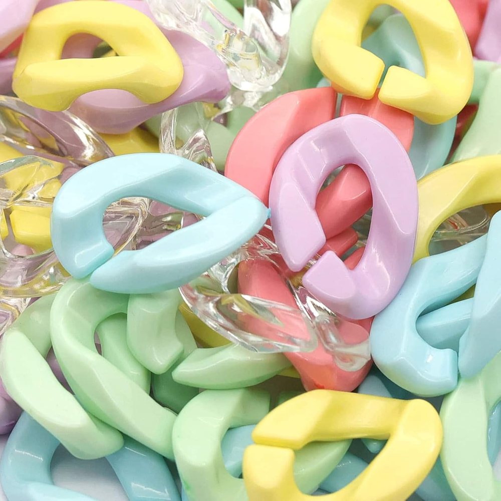 Creatology Wavy Pastel Plastic Chain Links, view 3