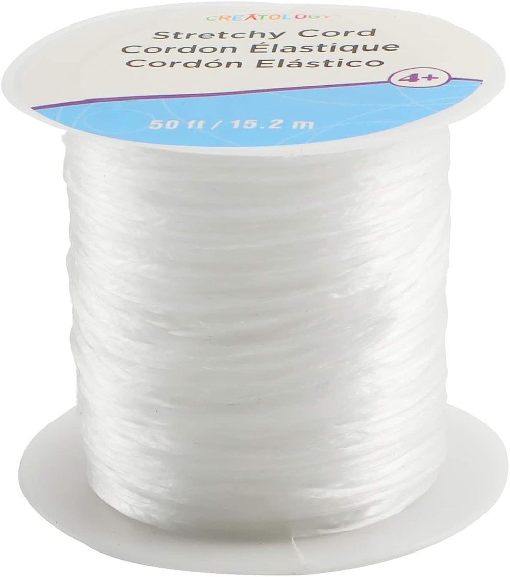 Creatology White Stretchy Cord, view 3