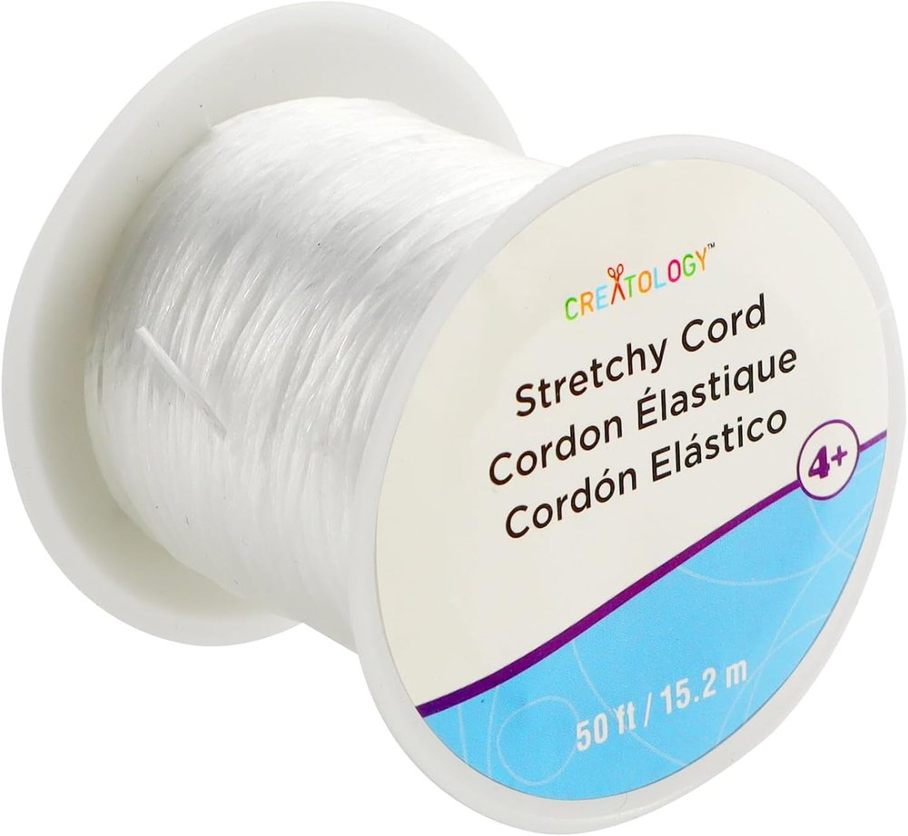Creatology White Stretchy Cord, view 4