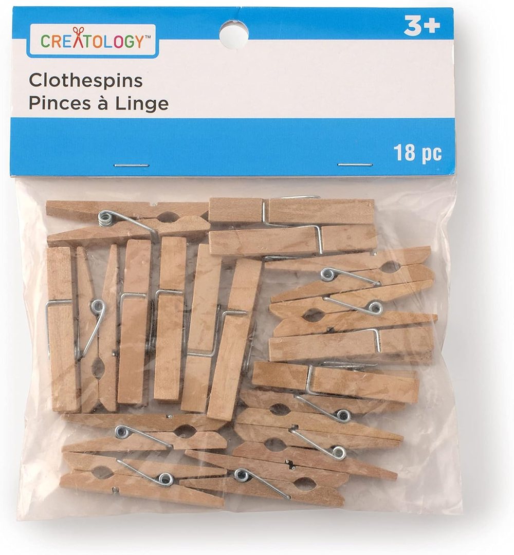 Creatology Wood Clothespins, view 3